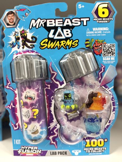 พร้อมส่ง - New Series มิสเตอร์บีส 6 Pack MrBeast Lab Swarms S3 Lab Playset แพค 6 ตัว แท้! ออกห้างที่ออสเตรเลีย