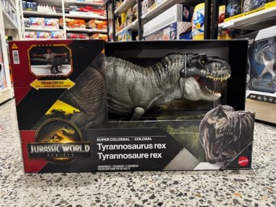 Jurassic World Rebirth Super Colossal Tyrannosaurus Rex Figure