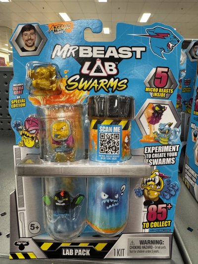 พร้อมส่ง - มิสเตอร์บีส MrBeast Lab Swarms Atomic Series ในแพคจะมีปีศาจ 5 ตัว ออกห้างที่ออสเตรเลีย