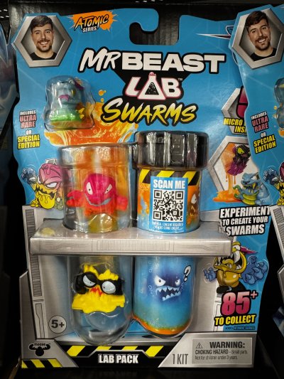 พร้อมส่ง - มิสเตอร์บีส MrBeast Lab Swarms Atomic Series ในแพคจะมีปีศาจ 5 ตัว ออกห้างที่ออสเตรเลีย