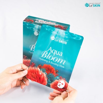 Le’SKIN Aqua Bloom Hydrating & Boosting Mask 30 ml. (1 Sheet)