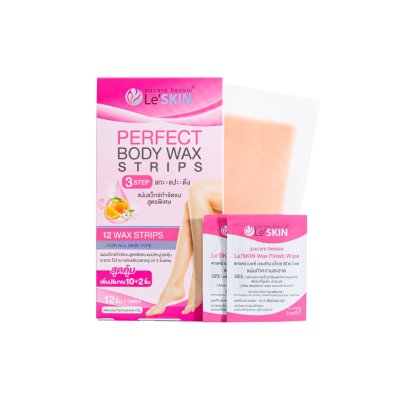 Le'SKIN Perfect Body Wax Strips (12 Pcs.)