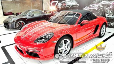 เคลือบแก้วระบบพ่น รถ PORSCHE 718 BOXSTER