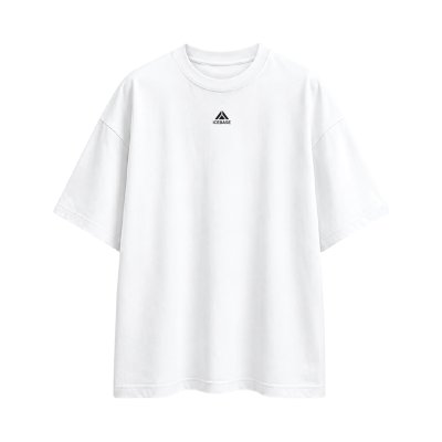 เสื้อยืด Aurora ทรง Oversize สวมใส่สบาย สีขาว (Cotton 100%)