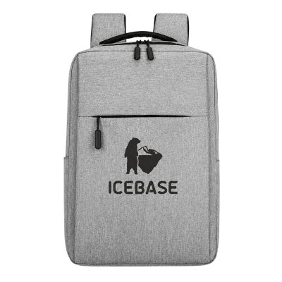 กระเป๋าเป้สะพายหลัง Laptop Backpack มีช่องเสียบสาย USB ความจุ 17 ลิตร (สีเทา) รุ่น BK-902GY