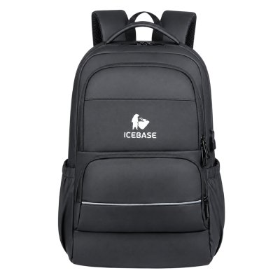 กระเป๋าเป้สะพายหลัง Laptop Backpack มีช่องเสียบสาย USB ความจุ 27 ลิตร (สีดำ) รุ่น BK-912BK