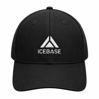 หมวก ICEBASE สีดำ (Cotton Peach)