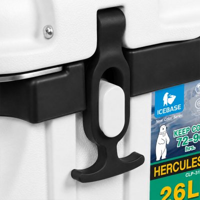 กระติกเก็บความเย็น ขนาด 26 ลิตร สีขาว (PU FOAM INJECTION) รุ่น HERCULES