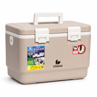 กระติกเก็บความเย็น ขนาด 12 ลิตร สีครีมมี่ (PU FOAM INJECTION) รุ่น JUPITER