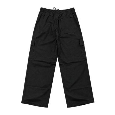 กางเกงคาร์โก้ Cargo Pants สไตล์ Streetwear สีดำ รุ่น CARGOS