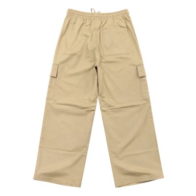 กางเกงคาร์โก้ Cargo Pants สไตล์ Streetwear สีเบจ รุ่น CARGOS