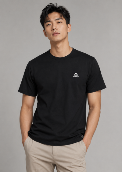 เสื้อยืด The 1st Edition Collection สีดำ (Cotton 100%)