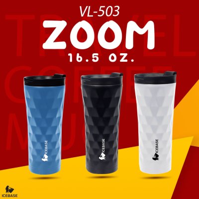 แก้วน้ำสแตนเลสเก็บอุณหภูมิ ความจุ 500ML. รุ่น ZOOM