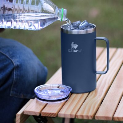 แก้วเบียร์ เก็บความเย็น ขนาด 24 Oz. ความจุ 720ML. ( สีกรม ) รุ่น CHILL แก้วเบียร์ เก็บความเย็น ขนาด 24 Oz. ความจุ 720ML. ( สีกรม ) รุ่น CHILL