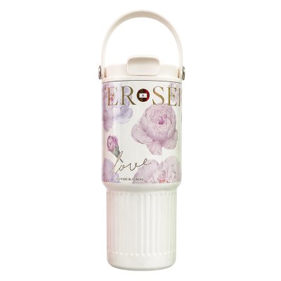แก้วเก็บอุณหภูมิ ดอกกุหลาบ Rose & Love สีพาสเทล Stainless 18/8 ขนาด 25 Oz. ความจุ 750 ML. รุ่น BLOSSOM