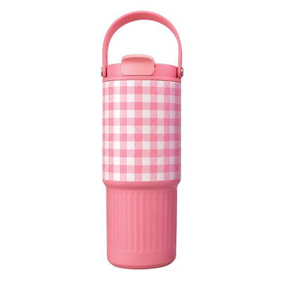 แก้วเก็บอุณหภูมิ Two-Tone ลายสก๊อต Stainless 18/8 ขนาด 25 Oz. ความจุ 750 ML. รุ่น CUTE