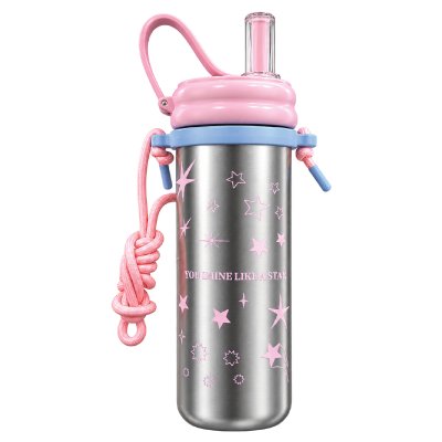 แก้วเก็บอุณหภูมิลายลายดาววินเทจ "YOU SHINE LIKE A STAR" Stainless 18/8 ขนาด 25 Oz. ความจุ 750 ML. รุ่น CHARMIE