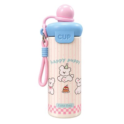 แก้วเก็บอุณหภูมิลายน้องหมาพุดเดิ้ล "Happy Puppy" วัสดุ Stainless 18/8 ขนาด 20 Oz. ความจุ 600 ML. รุ่น BUDDY