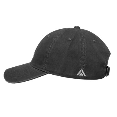 หมวกแก๊ปผ้าฟอก ICEBASE สไตล์ Vintage Tone สีดำ (Washed Cap)