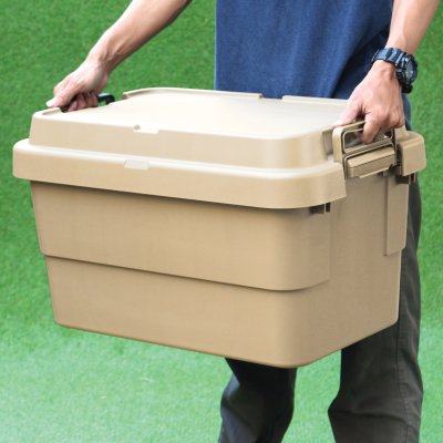 กล่องเก็บของ CAMPING ใส่อุปกรณ์ (สีเบจ) ขนาด 50 ลิตร รุ่น ENDURO กล่องเก็บของ CAMPING ใส่อุปกรณ์ (สีเบจ) ขนาด 50 ลิตร รุ่น ENDURO