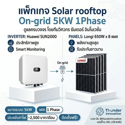 5kW-1Ph Inverter Huawei | PV MODULE TIRE 1