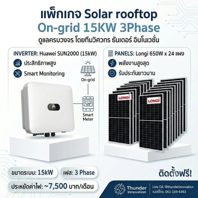 15kW-3Ph Inverter Huawei | PV MODULE TIRE 1