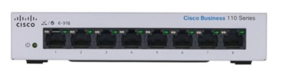 Cisco Unmanaged 8-port GE, Desktop, Ext PS (CBS110-8T-D-EU)