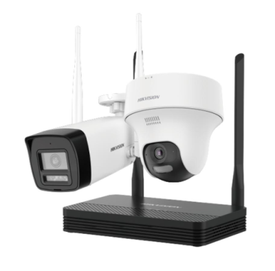 2MP H.265 One bullet + One turret WiFi NVS Kit - NKS422W02H