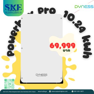 แบตเตอรี่ Dyness Powerbox Pro ความจุ 10.24kWh แบตลิเธียมระบบโซล่าเซลล์