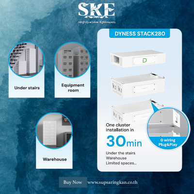 แบตเตอรี่ไฮโวลต์ 14.3kWh Dyness S51280 (STACK280 Series)