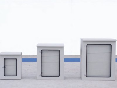 DENCO Outdoor Glass Door Enclosure (Double Door) DSG Series (DSG-01 to DSG-20)