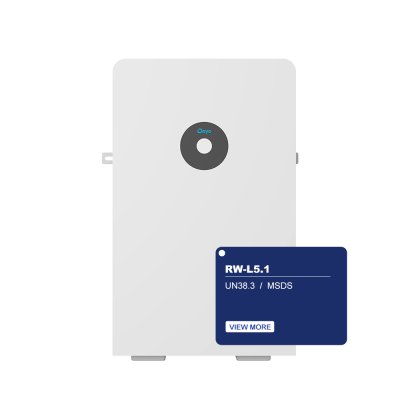แบตเตอรี่ Deye DY-RW-L5 LiFePO4 5.12kWh แรงดันต่ำ 51.2V สำหรับโซลาร์เซลล์ Hybrid