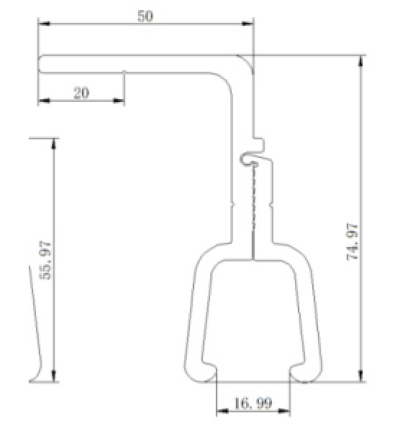 MEGA MOUNTING Cliplok MG700 (MG-IK-MG700) ขายึดหลังคาเมทัลชีท