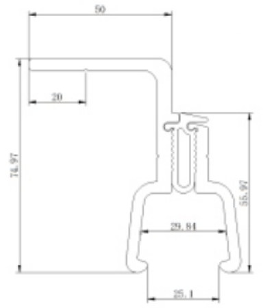 MEGA MOUNTING Cliplok MG700 (MG-IK-MG700) ขายึดหลังคาเมทัลชีท