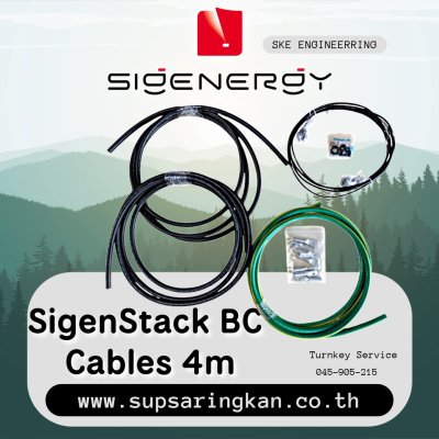 ชุดสายเคเบิลเชื่อมต่อระบบแบตเตอรี่ Sigenergy SigenStack BC Cables 4m