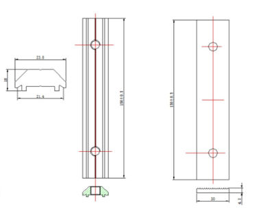 MEGA MOUNTING Rail Splice Kit (MG-DR-SP) ตัวต่อรางโซลาร์เซลล์