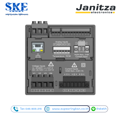 ข้อมูลทางเทคนิคและรายละเอียดการติดตั้ง Janitza UMG 96-PA อุปกรณ์วัดและวิเคราะห์ค่าพลังงานไฟฟ้าความแม่นยำสูง เหมาะสำหรับระบบ Solar Rooftop และโรงงานอุตสาหกรรมที่ต้องการบริหารจัดการพลังงานอย่างมีประสิทธิภาพ พร้อมฟังก์ชันการวัดค่า Harmonic และการแสดงผลที่ชัด