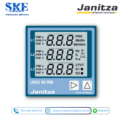 Janitza UMG 96 RM Power Analyser อุปกรณ์วัดค่าพลังงานแม่นยำสูง
