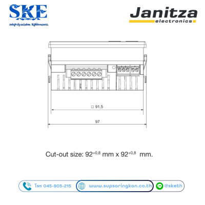 Janitza UMG 96 RM Power Analyser อุปกรณ์วัดค่าพลังงานแม่นยำสูง