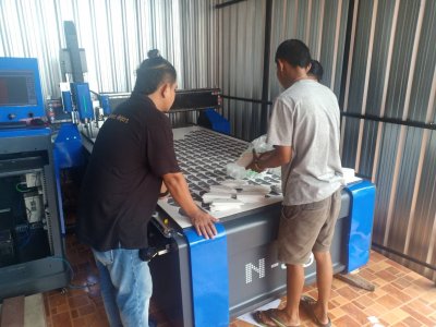 ส่งมอบเครื่อง  Fiber Laser รุ่น Senfeng leiming กำลังเลเซอร์ 4000W พิกัด  BH PRO จังหวัดสิงห์บุรี