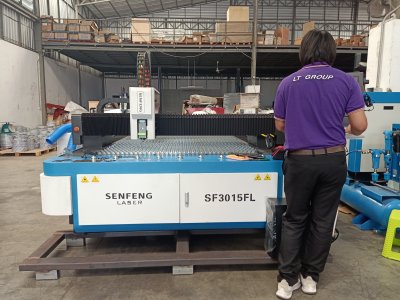ส่งมอบเครื่อง  Fiber Laser รุ่น LT3015S กำลังเลเซอร์ 1000W พิกัด สเปช มีเดีย จำกัด  กรุงเทพมหานคร