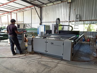 ส่งมอบเครื่อง welding Fiber Laser 1000w จำนวน 2 เครื่อง พิกัด บริษัท เอส เอ็น ซี คริเอติวิตี้ แอนโทโลจี จำกัด