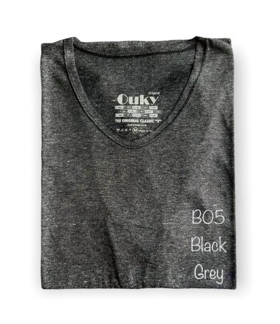 Black Grey (สีเทาดำ) เสื้อยืดคอวีเปลือย ดีไซน์สวย เนื้อผ้าบางเบา เนื้อผ้านุ่มสวมใส่สบาย ระบายอากาศดี ไม่ร้อนอบอ้าว Black Grey (สีเทาดำ) เสื้อยืดคอวีเปลือย ดีไซน์สวย เนื้อผ้าบางเบา เนื้อผ้านุ่มสวมใส่สบาย ระบายอากาศดี ไม่ร้อนอบอ้าว