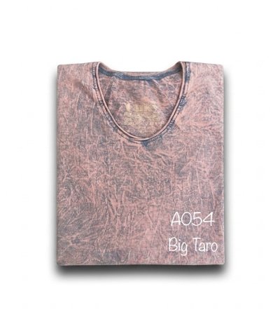 Big Taro (สีฟ้าหม่นฟอกเอซิด) ผลิตจากผ้าฝ้าย 100% ให้ความรู้สึกนุ่มฟู เบาสบาย