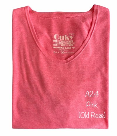 Old Rose (สีโอรส) เสื้อยืดคอวีเปลือย ดีไซน์สวย เนื้อผ้าบางเบา เนื้อผ้านุ่มสวมใส่สบาย ระบายอากาศดี ไม่ร้อนอบอ้าว Old Rose (สีโอรส) เสื้อยืดคอวีเปลือย ดีไซน์สวย เนื้อผ้าบางเบา เนื้อผ้านุ่มสวมใส่สบาย ระบายอากาศดี ไม่ร้อนอบอ้าว