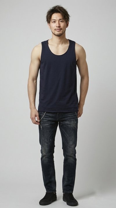 Dark Navy (สีกรมฟอกนุ่ม) ผลิตจากผ้าฝ้าย 100% ให้ความรู้สึกนุ่มฟู เบาสบาย