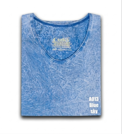 Blue Sky (สีฟ้าอ่อนฟอกเอซิด) ผลิตจากผ้าฝ้าย 100% ให้ความรู้สึกนุ่มฟู เบาสบาย