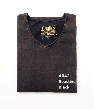 Reactive Black (สีดำรีแอคทีฟฟอกเอซิด) ผลิตจากผ้าฝ้าย 100% ให้ความรู้สึกนุ่มฟู เบาสบาย