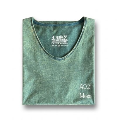 Moss (สีเขียวฟอกเอซิด) ผลิตจากผ้าฝ้าย 100% ให้ความรู้สึกนุ่มฟู เบาสบาย