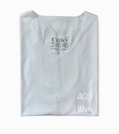 White (สีขาว) เสื้อยืดคอวีเปลือย ดีไซน์สวย เนื้อผ้าบางเบา เนื้อผ้านุ่มสวมใส่สบาย ระบายอากาศดี ไม่ร้อนอบอ้าว White (สีขาว) เสื้อยืดคอวีเปลือย ดีไซน์สวย เนื้อผ้าบางเบา เนื้อผ้านุ่มสวมใส่สบาย ระบายอากาศดี ไม่ร้อนอบอ้าว